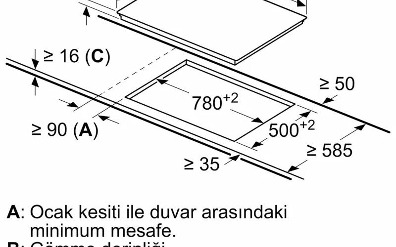 Siemens ET875LMP1D Siyah Seramik Cam Ankastre Ocak