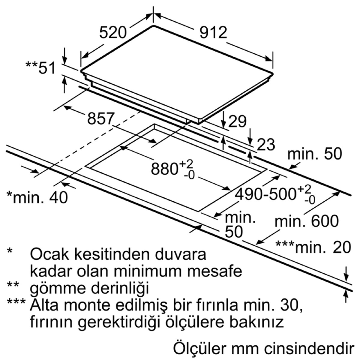Siemens EX975LXC1E Ankastre Ocak