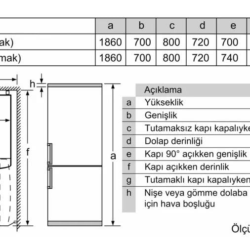 Siemens KG55NVWE0N Buzdolabı
