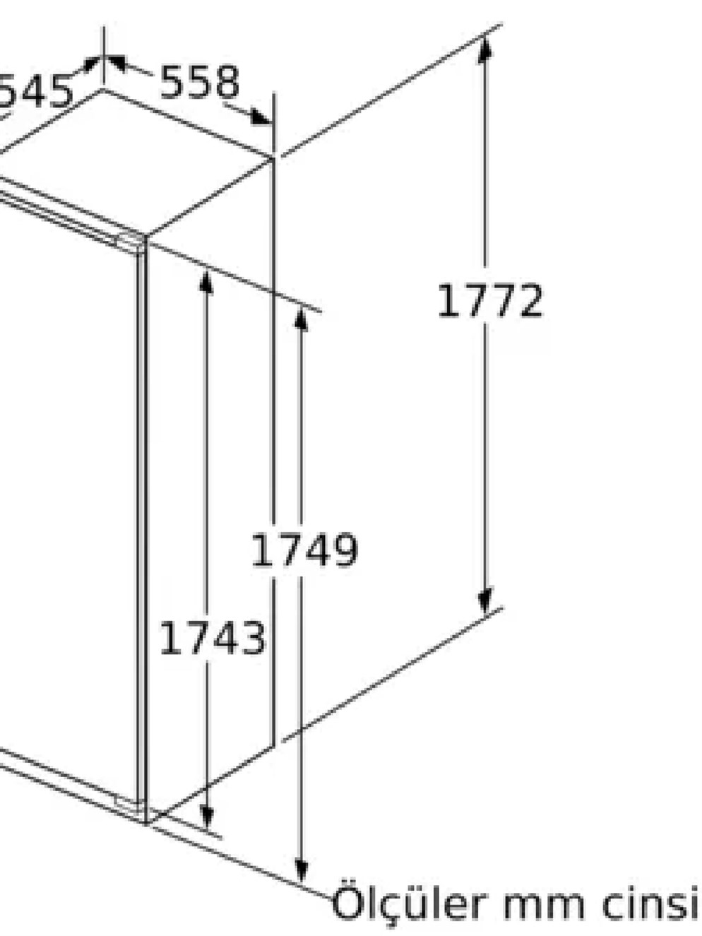 Siemens KI82LADE0 Ankastre Buzdolabı
