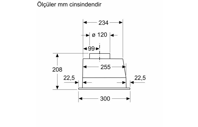 Siemens LB73NAA30 Aspiratör