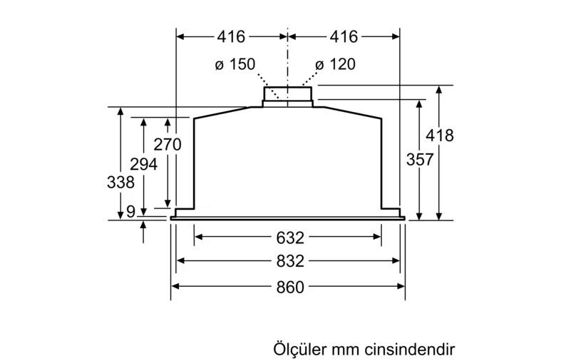 Siemens LB88574 Aspiratör
