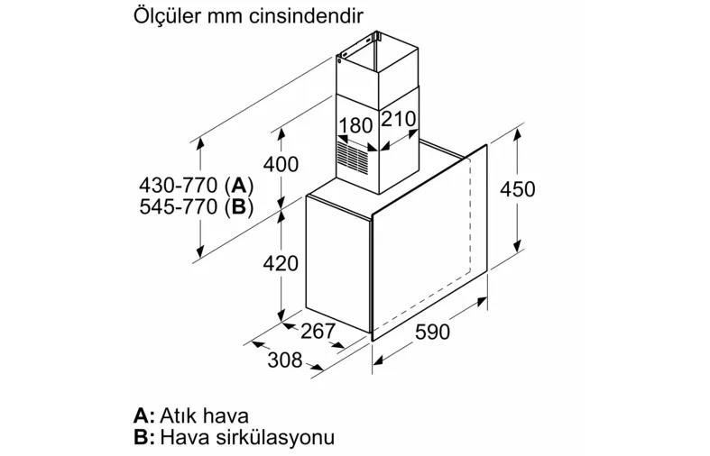 Siemens LC65FCJ00T Davlumbaz