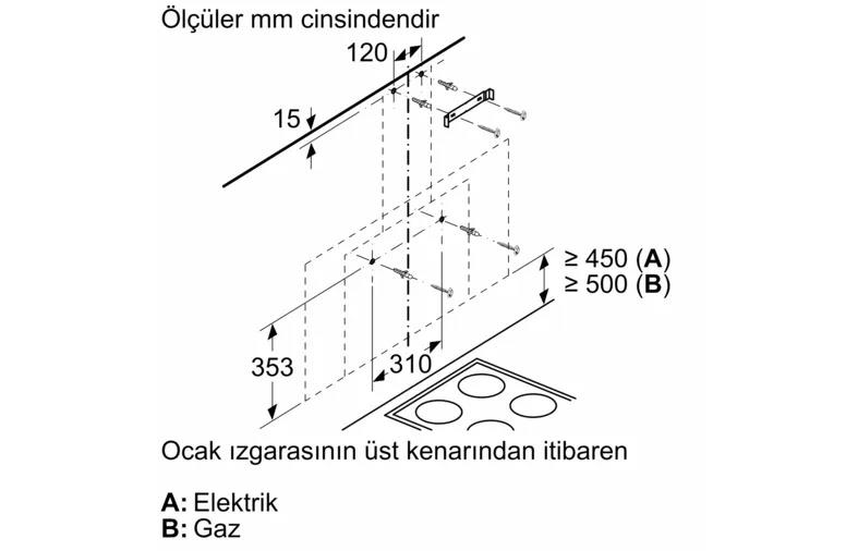 Siemens LC95FCJ00T Davlumbaz