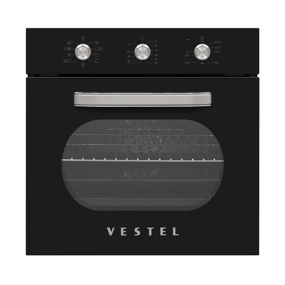 Vestel AF-6682 Retro Siyah Ankastre Fırın