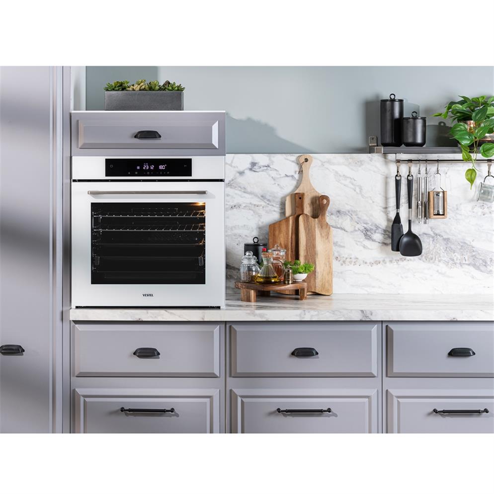 Vestel AF-9786 B Beyaz Ankastre Fırın