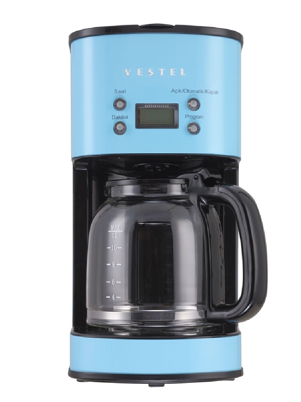 Vestel Retro Düş Mavisi Filtre Kahve Makinesi