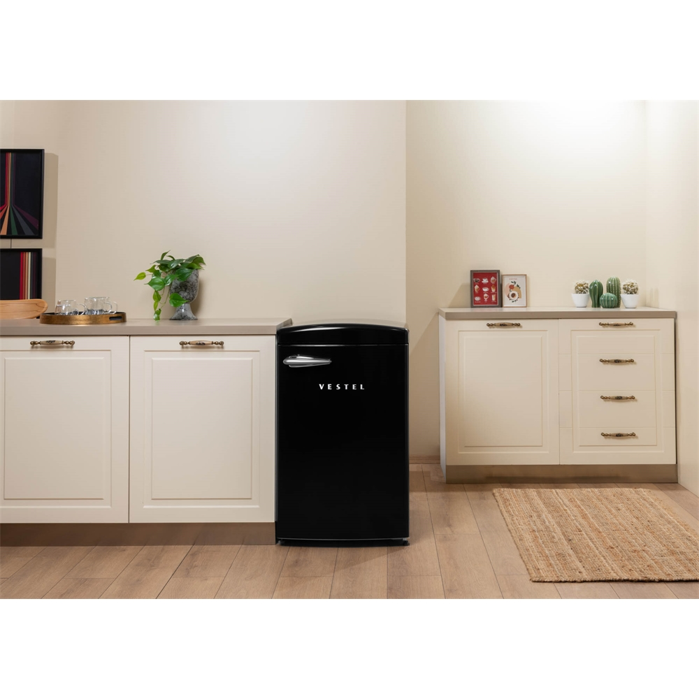 Vestel RETRO SB14411 SİYAH Buzdolabı