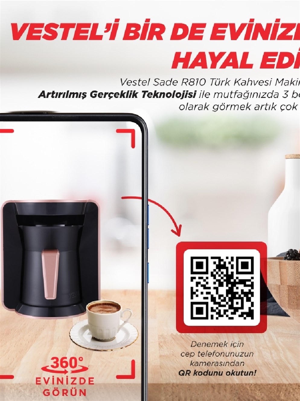 Vestel Sade R810 Türk Kahvesi Makinesi