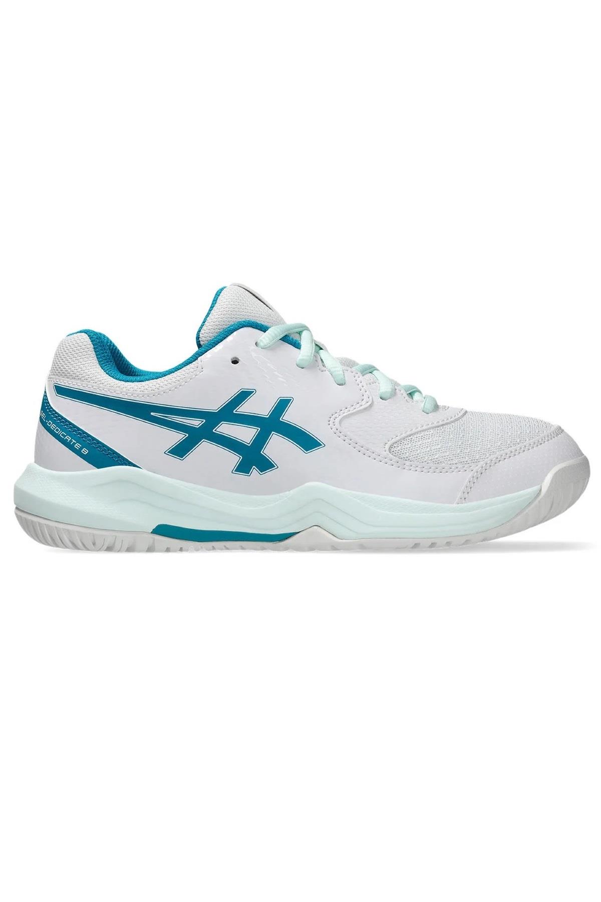 Asics Asics Gel Dedicate 8 GS Beyaz Çocuk Tenis Ayakkabısı