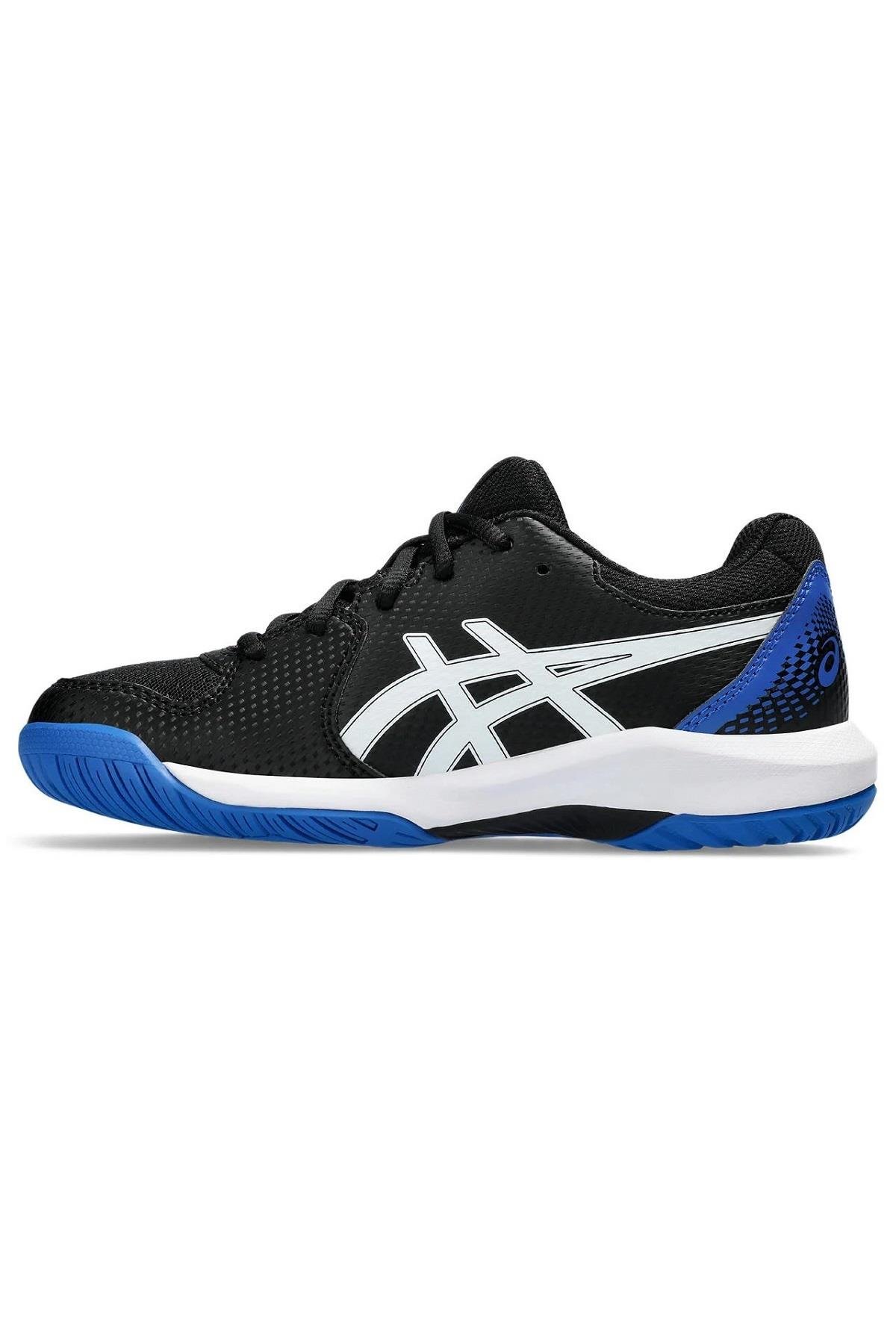 Asics Asics Gel Dedicate 8 GS Siyah Mavi Çocuk Tenis Ayakkabısı