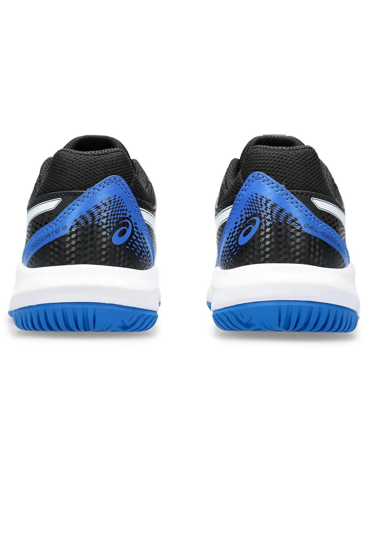 Asics Asics Gel Dedicate 8 GS Siyah Mavi Çocuk Tenis Ayakkabısı