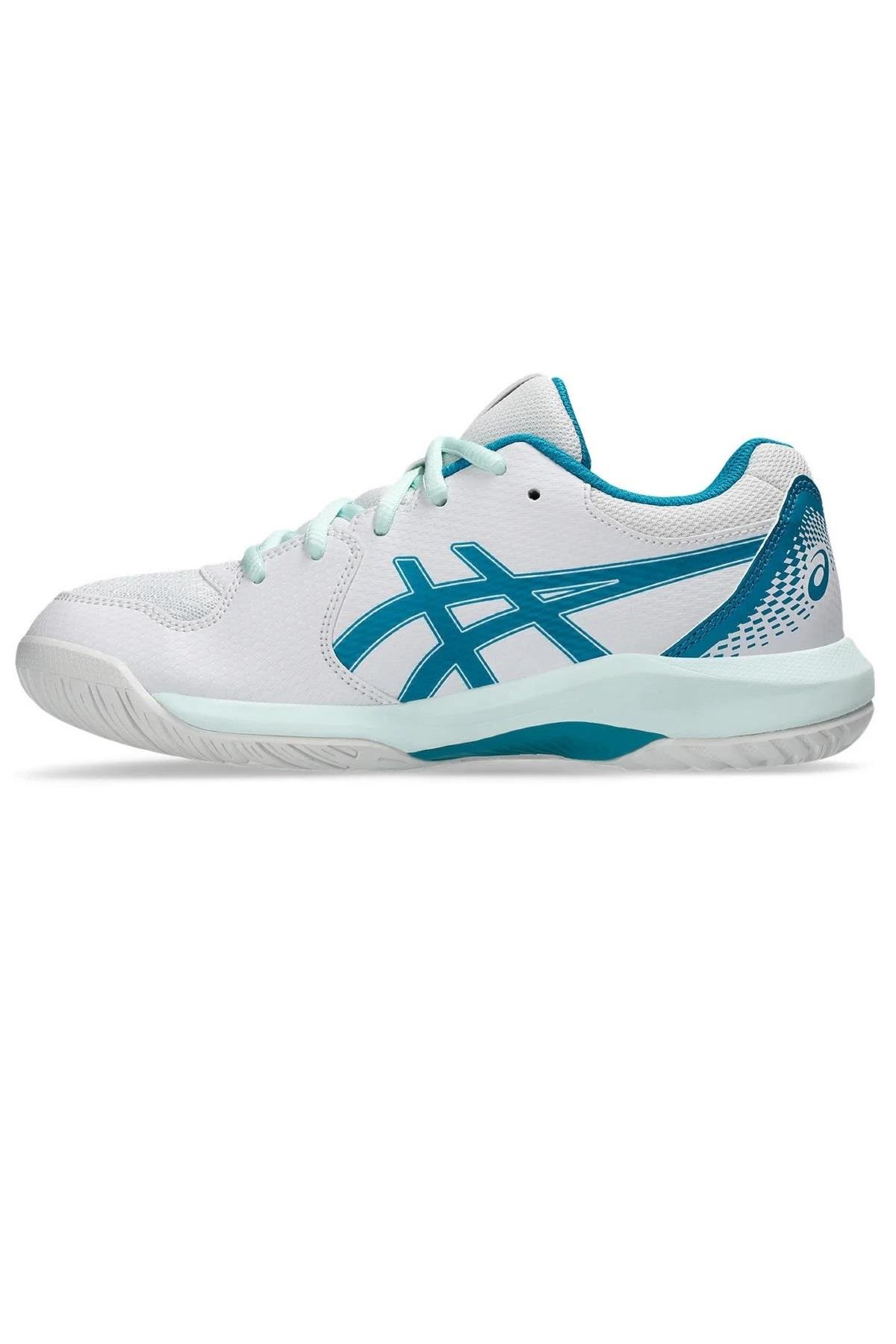 Asics Asics Gel Dedicate 8 GS Beyaz Çocuk Tenis Ayakkabısı