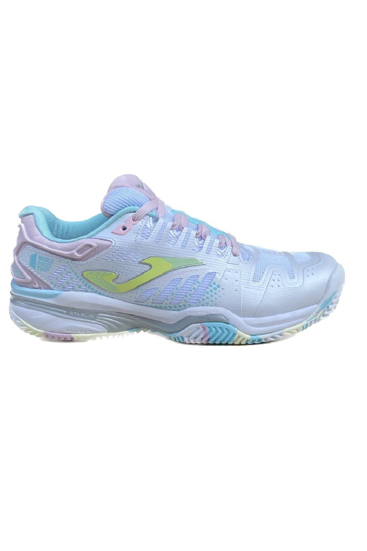 Joma Joma Slam Junior 2302 Beyaz Pembe Çocuk Tenis Ayakkabısı