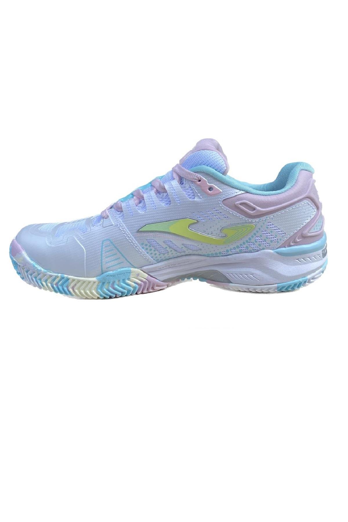 Joma Joma Slam Junior 2302 Beyaz Pembe Çocuk Tenis Ayakkabısı