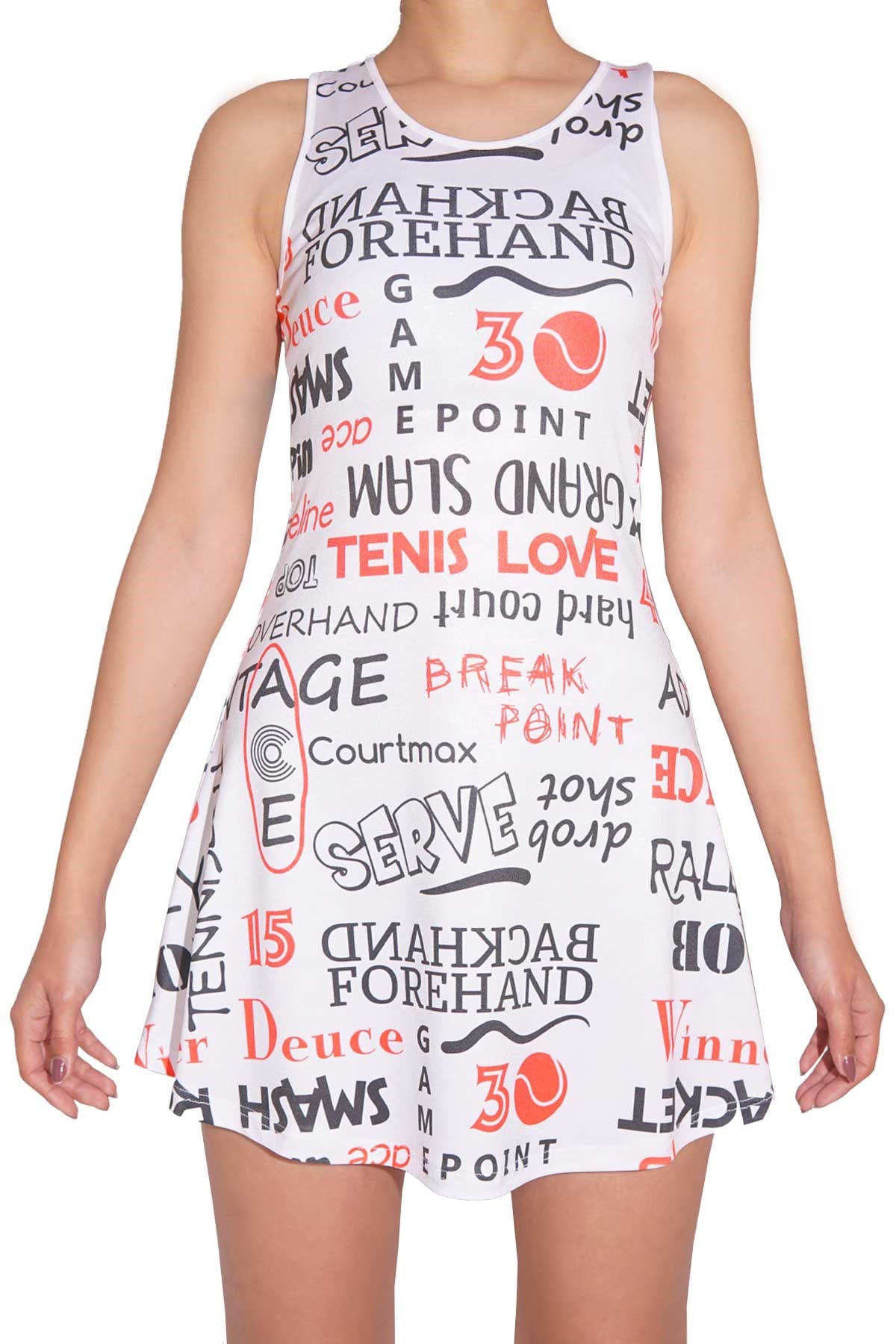 Courtmax Courtmax Graffiti Tenis Elbisesi