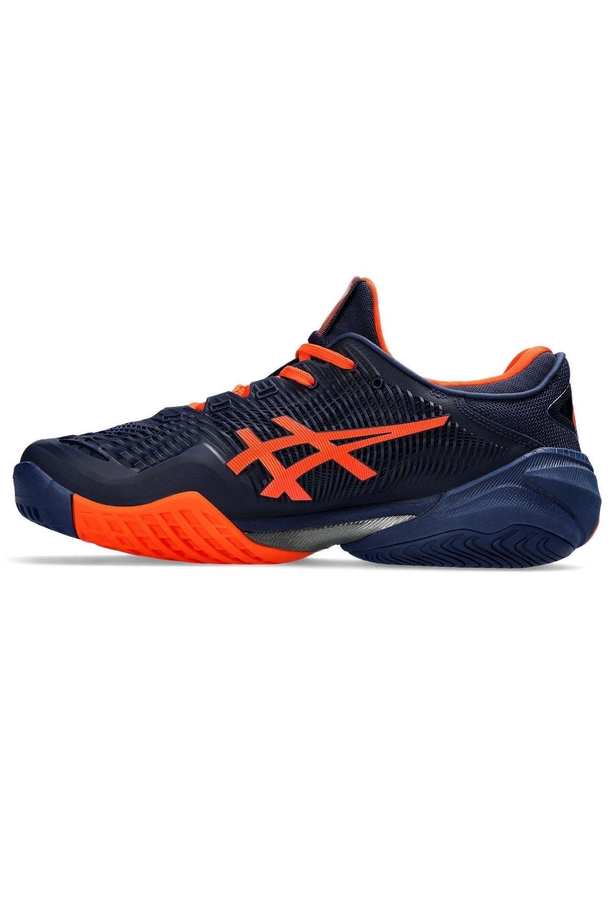Asics Asics Court FF 3 Lacivert Turuncu Erkek Tenis Ayakkabısı