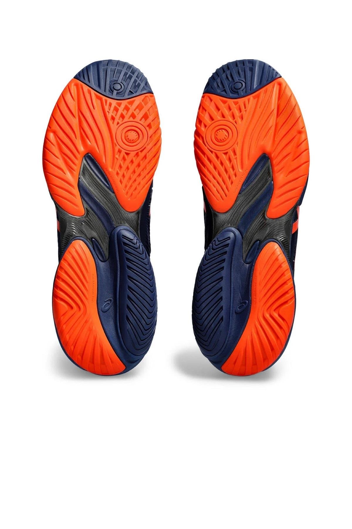 Asics Asics Court FF 3 Lacivert Turuncu Erkek Tenis Ayakkabısı