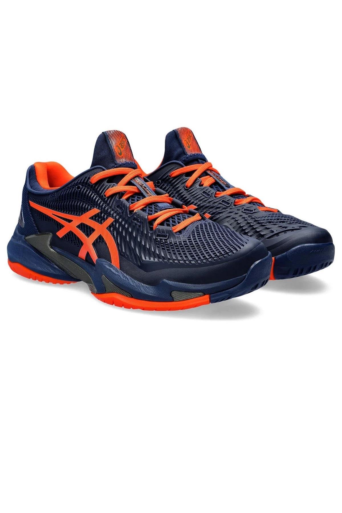 Asics Asics Court FF 3 Lacivert Turuncu Erkek Tenis Ayakkabısı