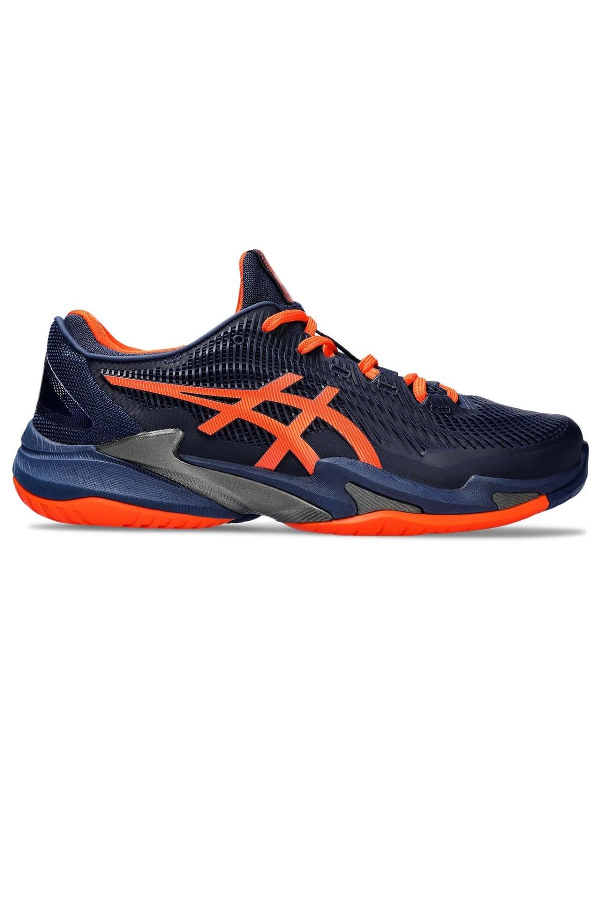 Asics Asics Court FF 3 Lacivert Turuncu Erkek Tenis Ayakkabısı