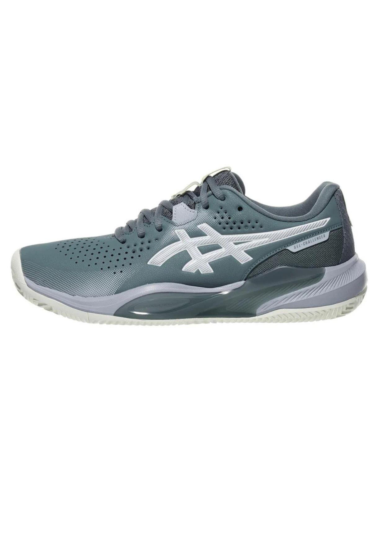Asics Asics Gel Challenger 15 Clay Erkek Gri Tenis Ayakkabısı