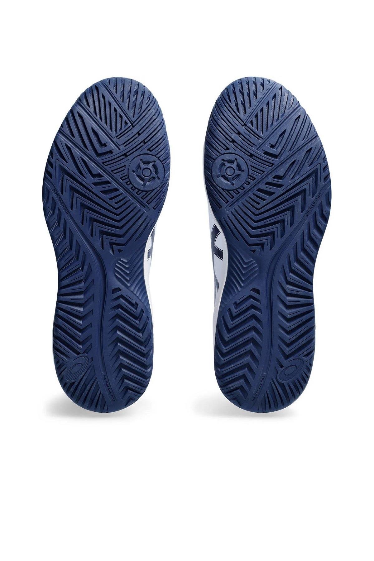 Asics Asics Gel-Dedicate 8 Beyaz Turuncu Erkek Tenis Ayakkabısı
