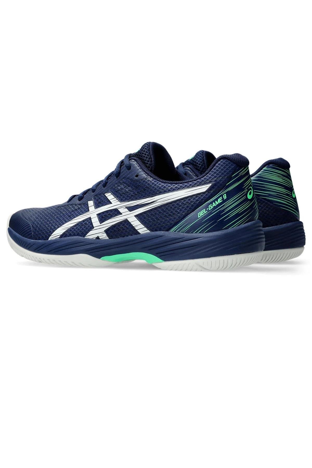 Asics Asics Gel Game 9 Mavi Erkek Tenis Ayakkabısı