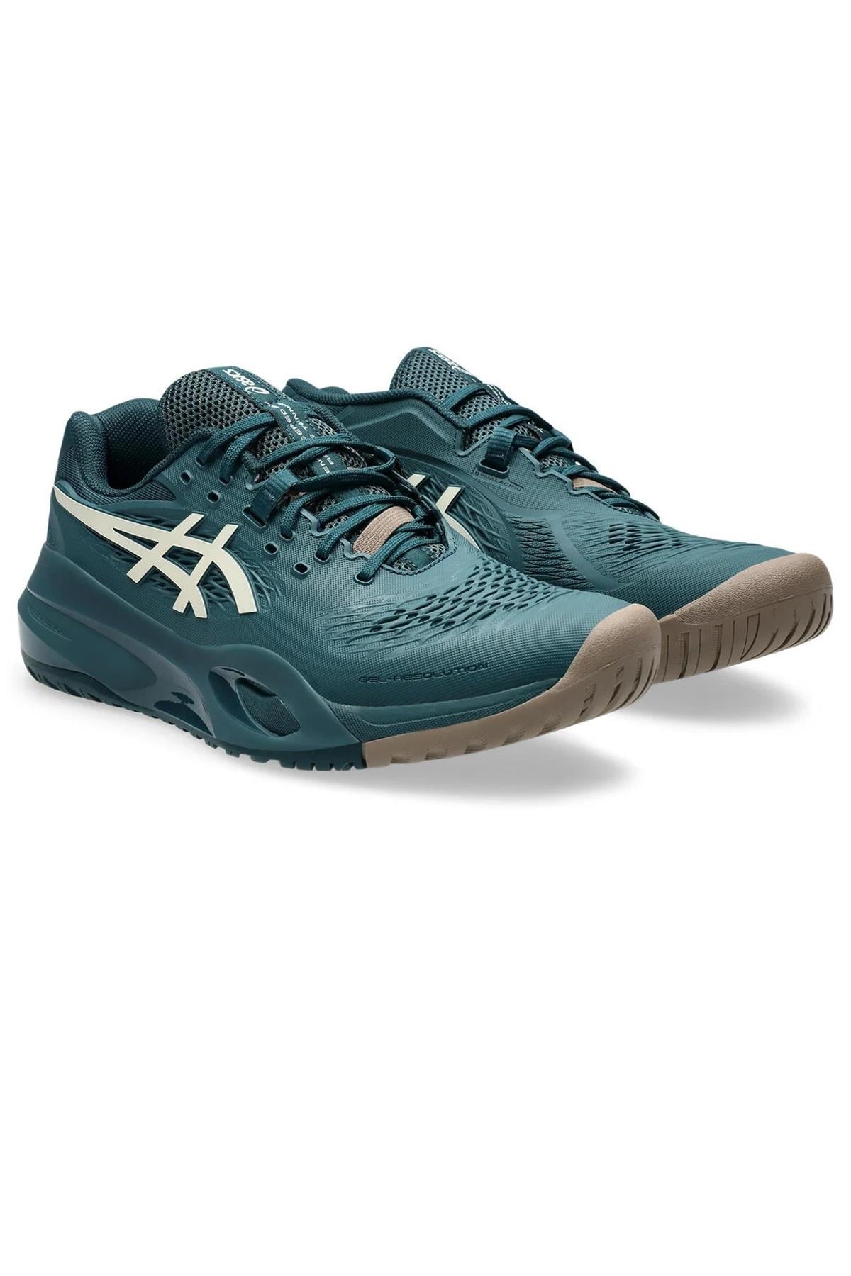 Asics Asics Gel Resolution X Erkek Yeşil Tenis Ayakkabısı