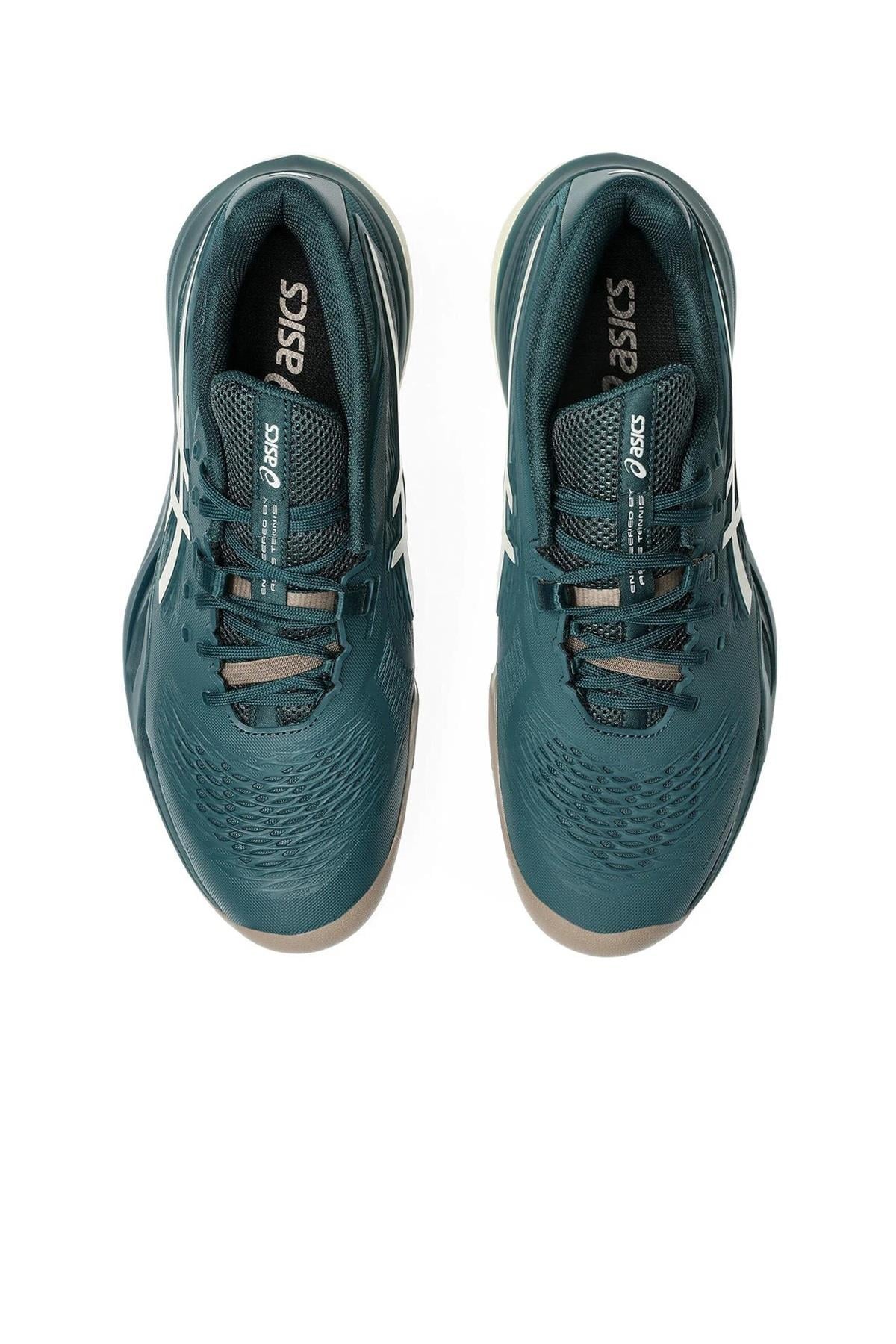 Asics Asics Gel Resolution X Erkek Yeşil Tenis Ayakkabısı