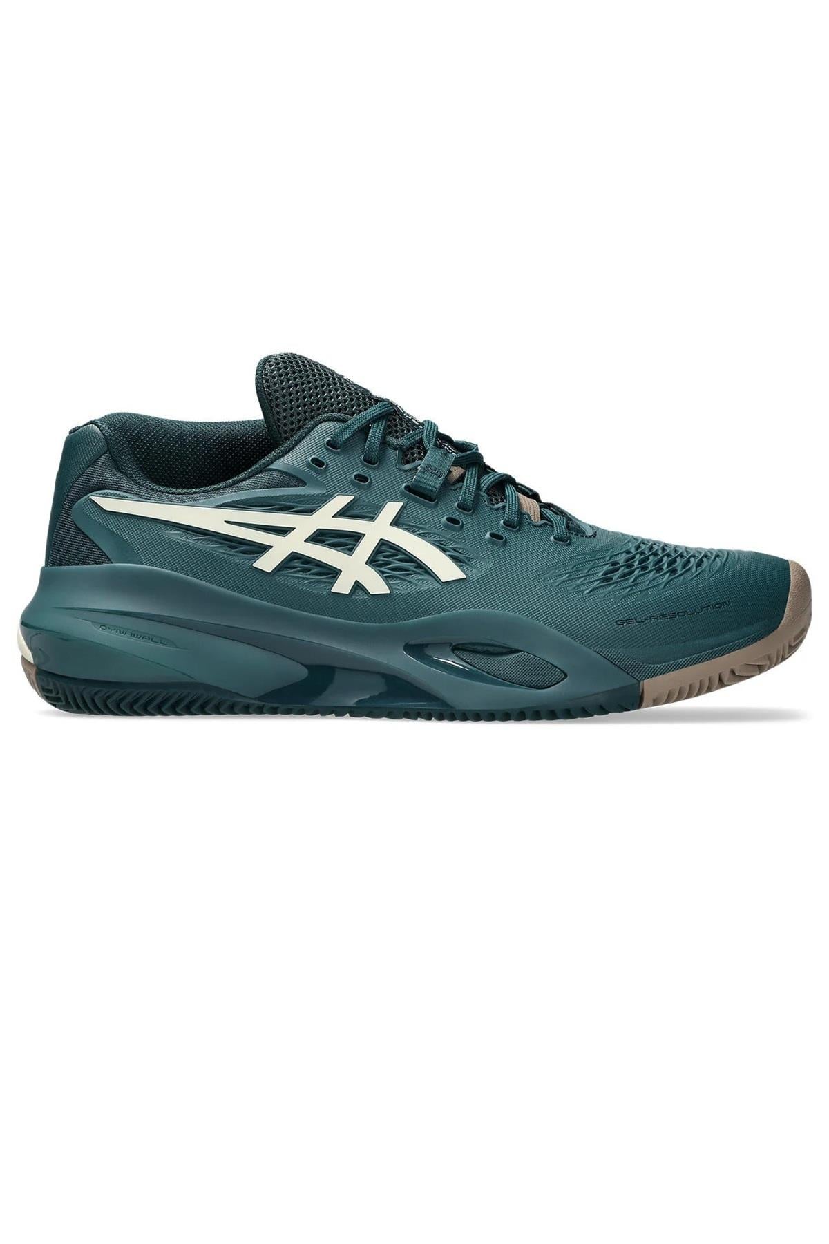 cacie  Asics Gel Resolution X Clay Erkek Yeşil Tenis Ayakkabısı