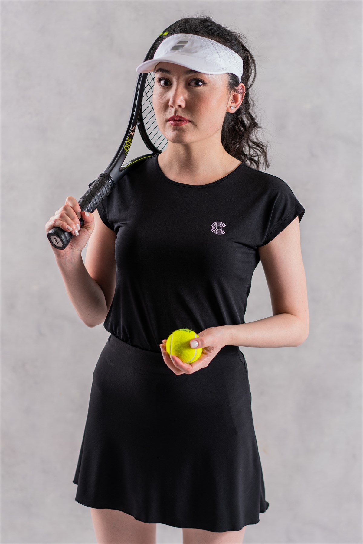 Courtmax Courtmax Cepli Siyah Tenis Eteği