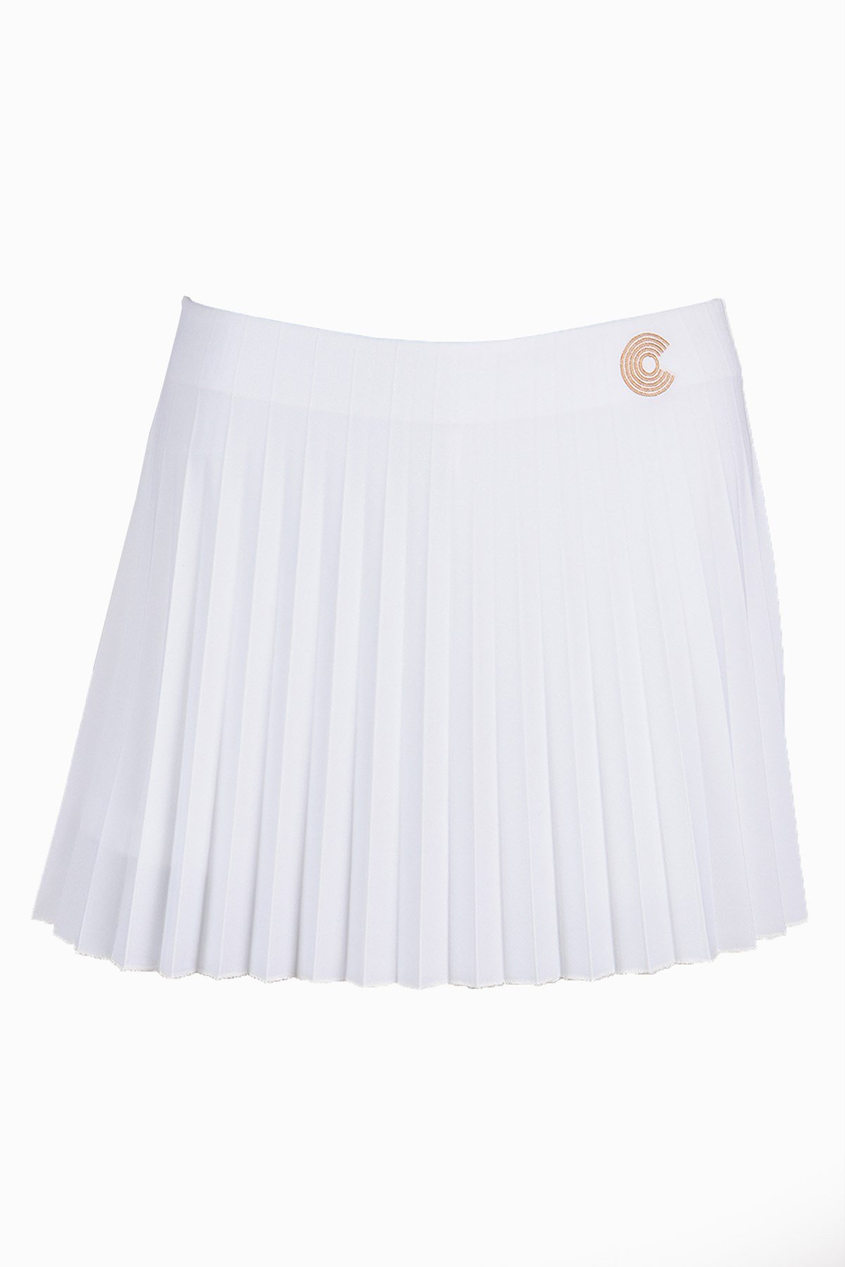 Courtmax COURTMAX PİLELİ ROYAL BEYAZ GENÇ KIZ TENİS ETEĞİ 