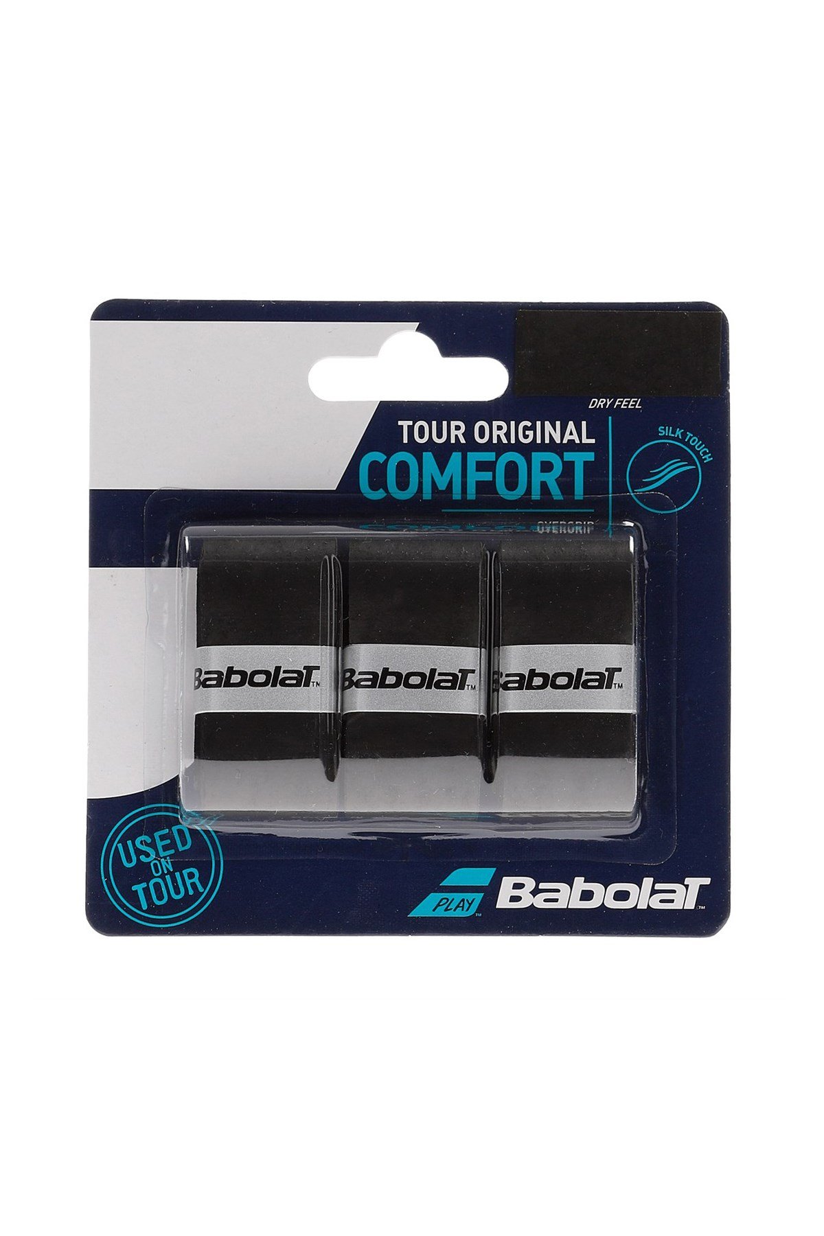 Wilson Babolat Tour Original Siyah Tenis Overgrip 3'lü