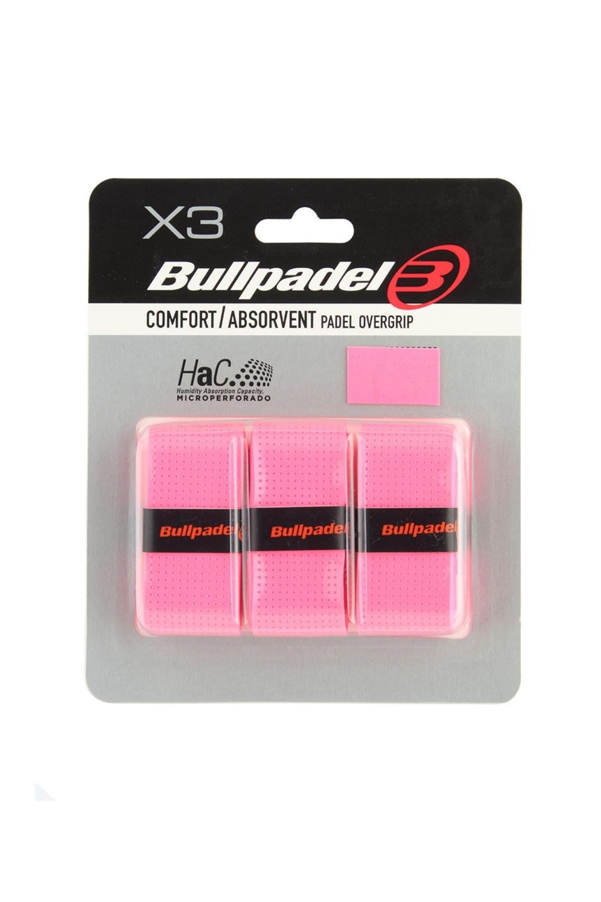 Bullpadel Bullpadel Comfort Absorvent Padel Raket Overgrip 3lü Pembe
