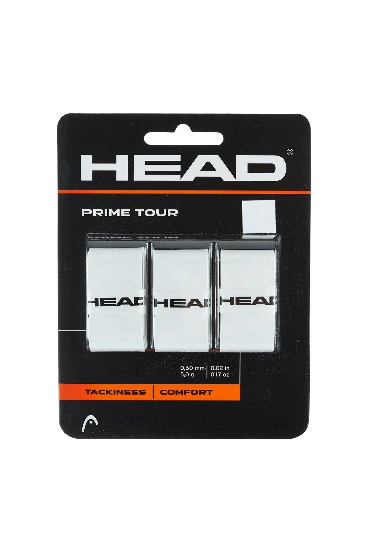 Head Head Prime Tour Beyaz Overgrip 3lü 