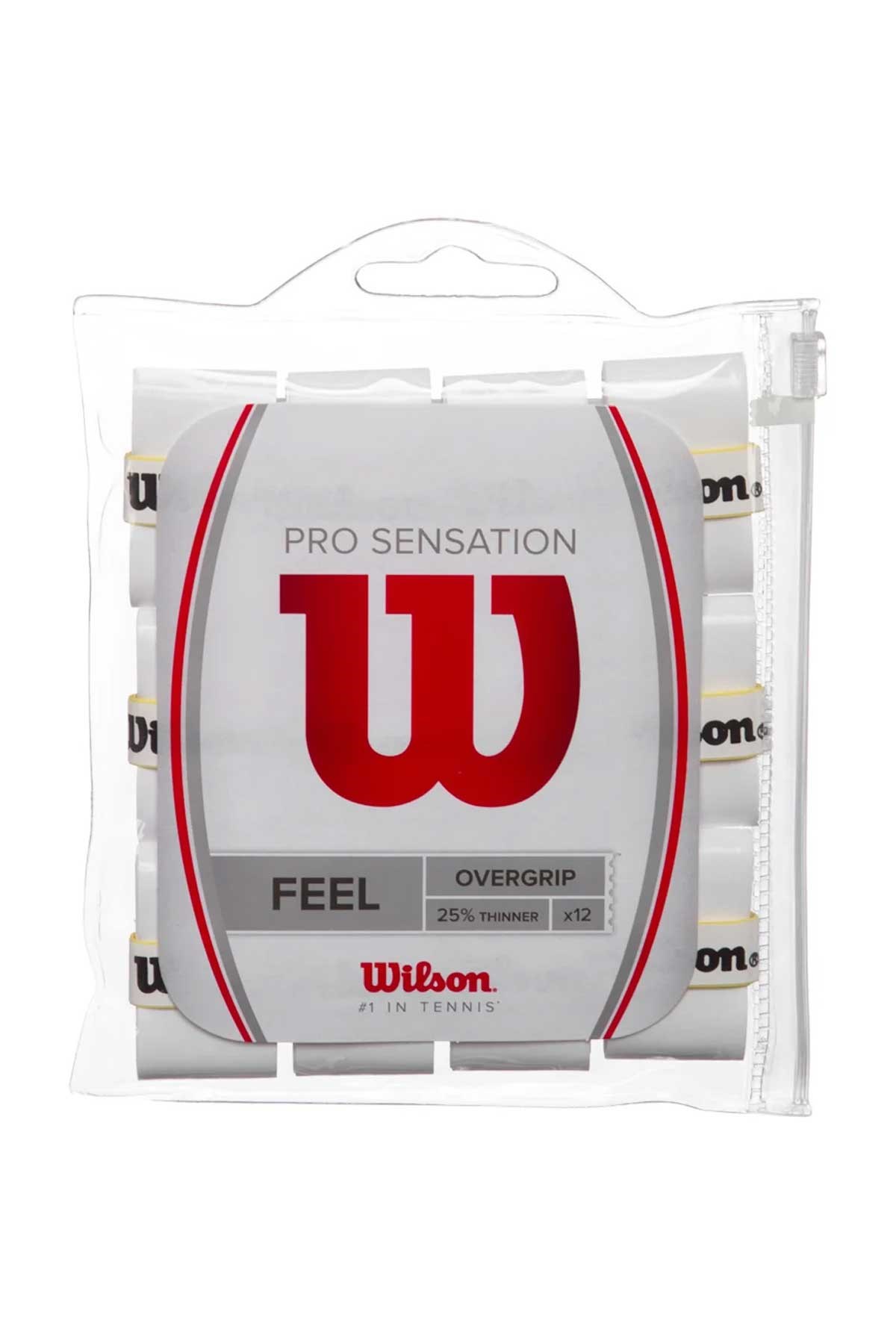 Wilson Wilson Pro Sensation Feel 12li Paket Beyaz Overgrip