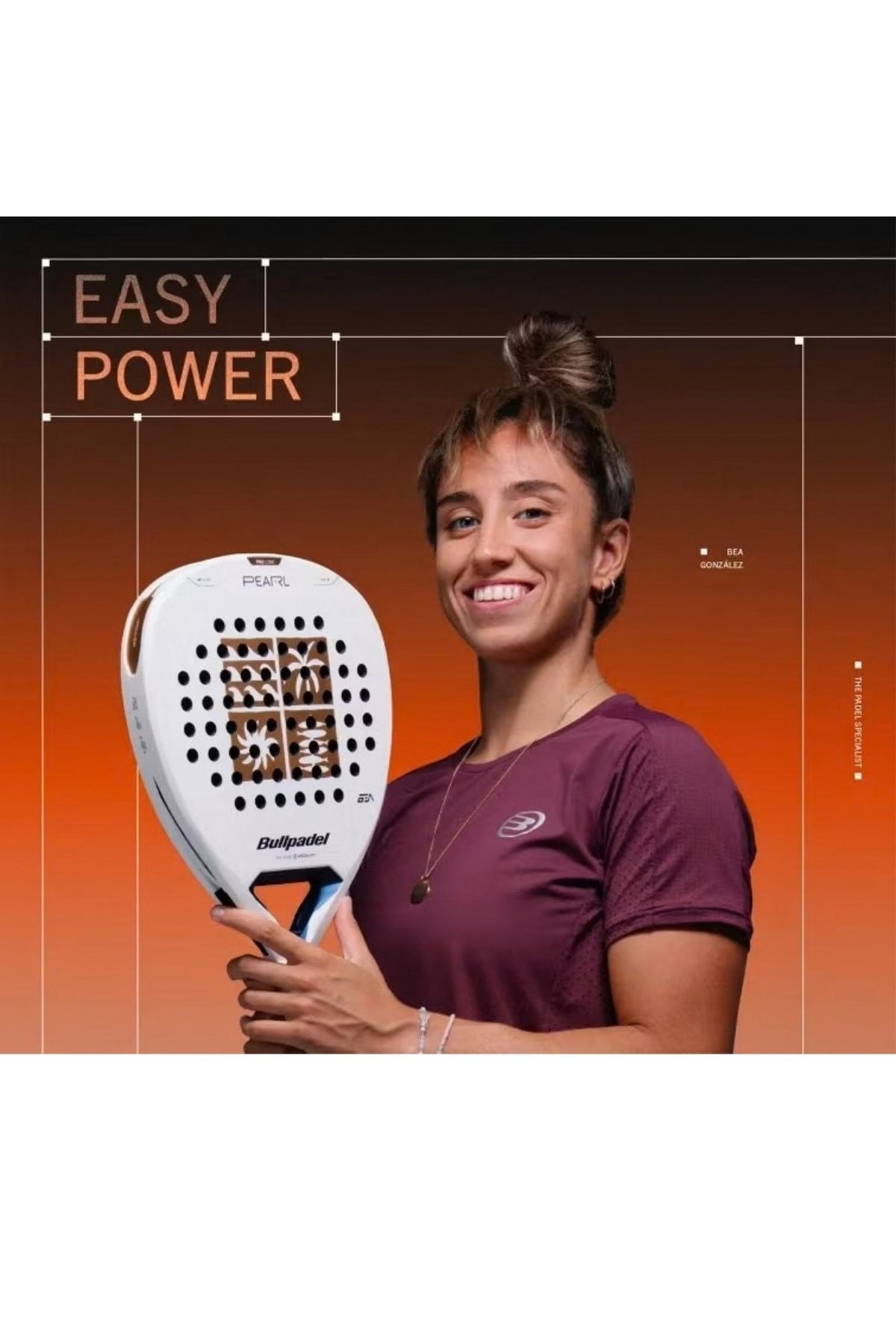 Bullpadel Bullpadel Pearl 27  355-365 gr Padel Tenis Raketi