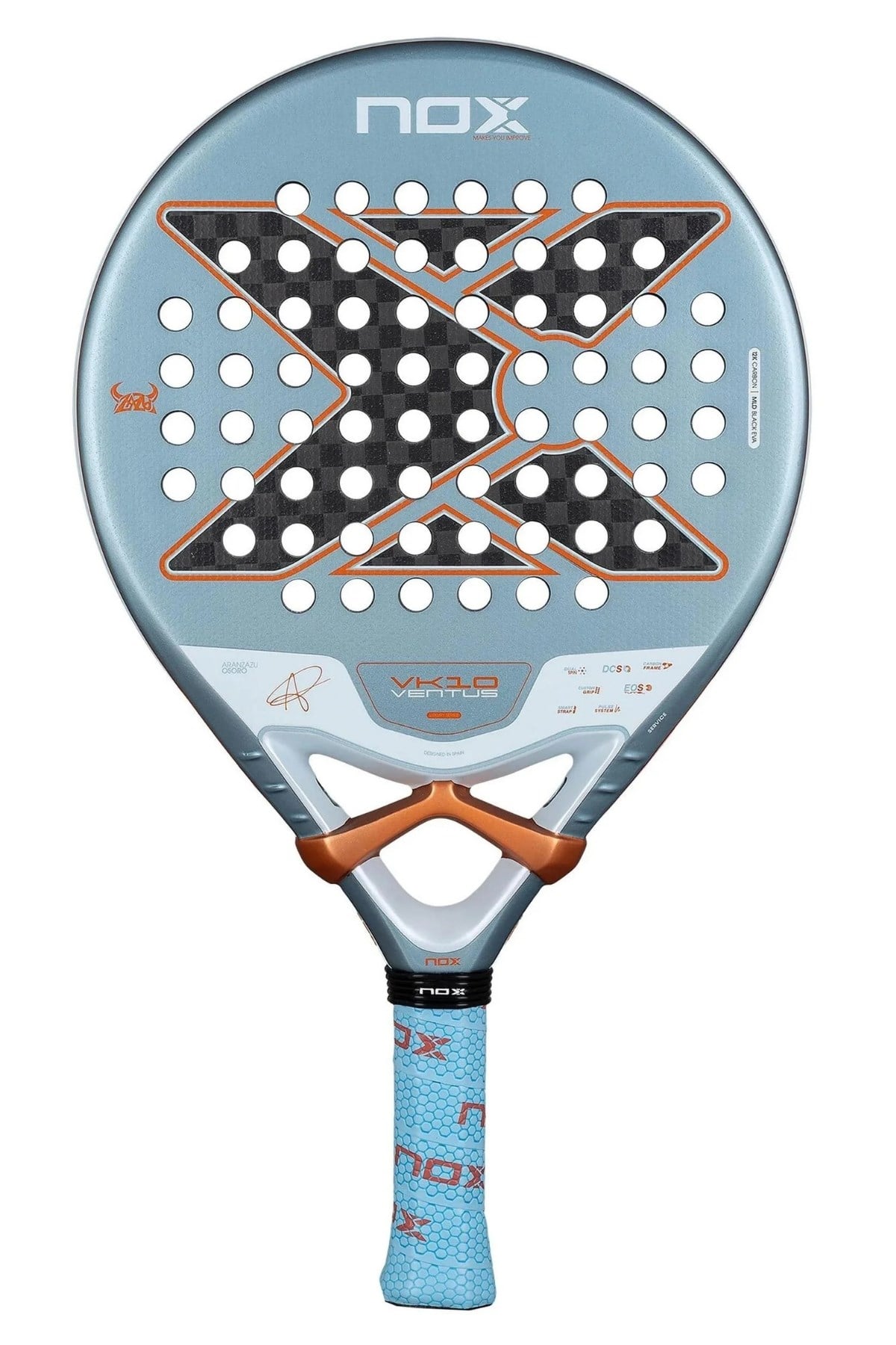 NOX Nox VK 10 Ventus  Control 12K 360-375 gr Padel Tenis Raketi