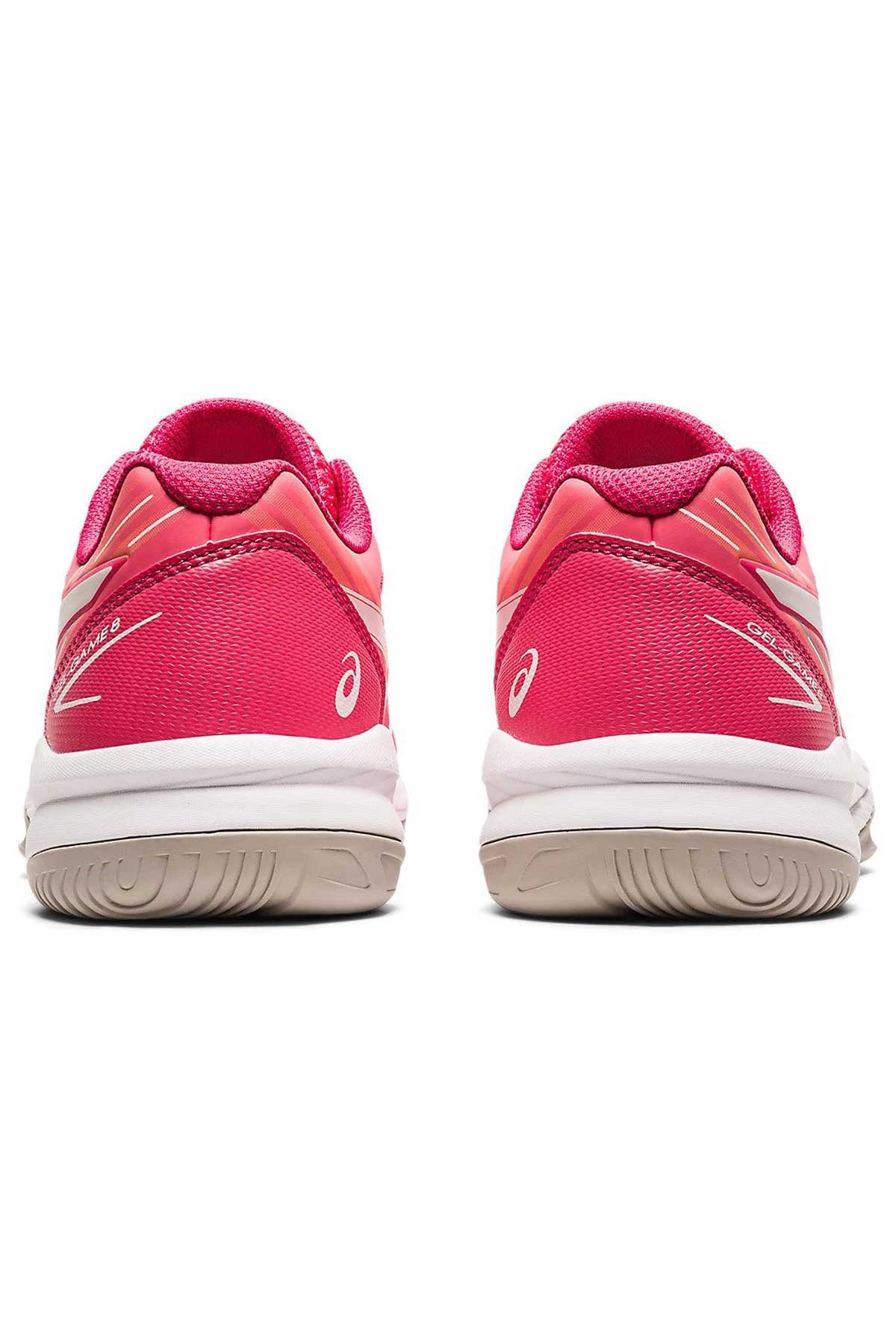 Asics Asics Gel Game 8 Pembe-Beyaz Kadın Tenis Ayakkabısı