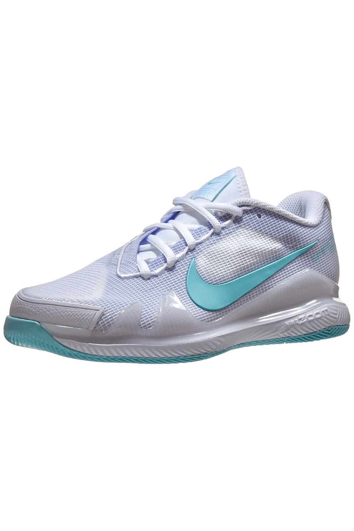 Nike Women Air Zoom Vapor Pro HC Beyaz-Turkuaz Kadın Tenis Ayakkabısı