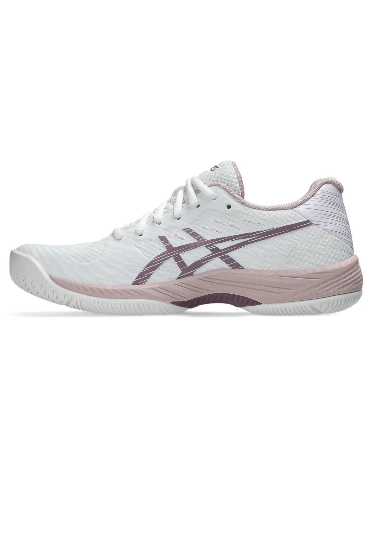 Asics Asics Gel Game 9  Kadın Beyaz Tenis Ayakkabısı