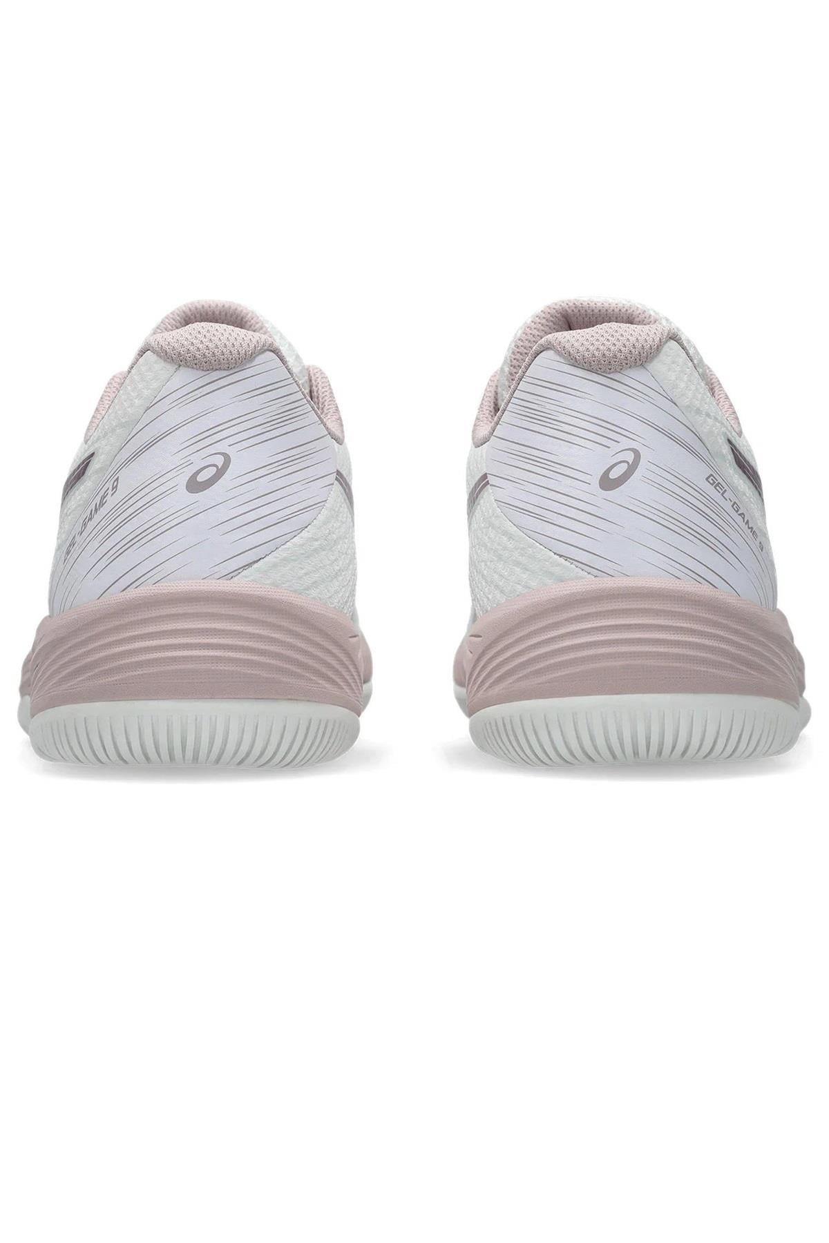 Asics Asics Gel Game 9  Kadın Beyaz Tenis Ayakkabısı