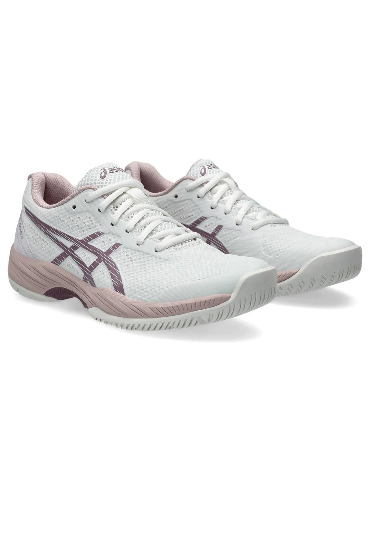 Asics Asics Gel Game 9  Kadın Beyaz Tenis Ayakkabısı