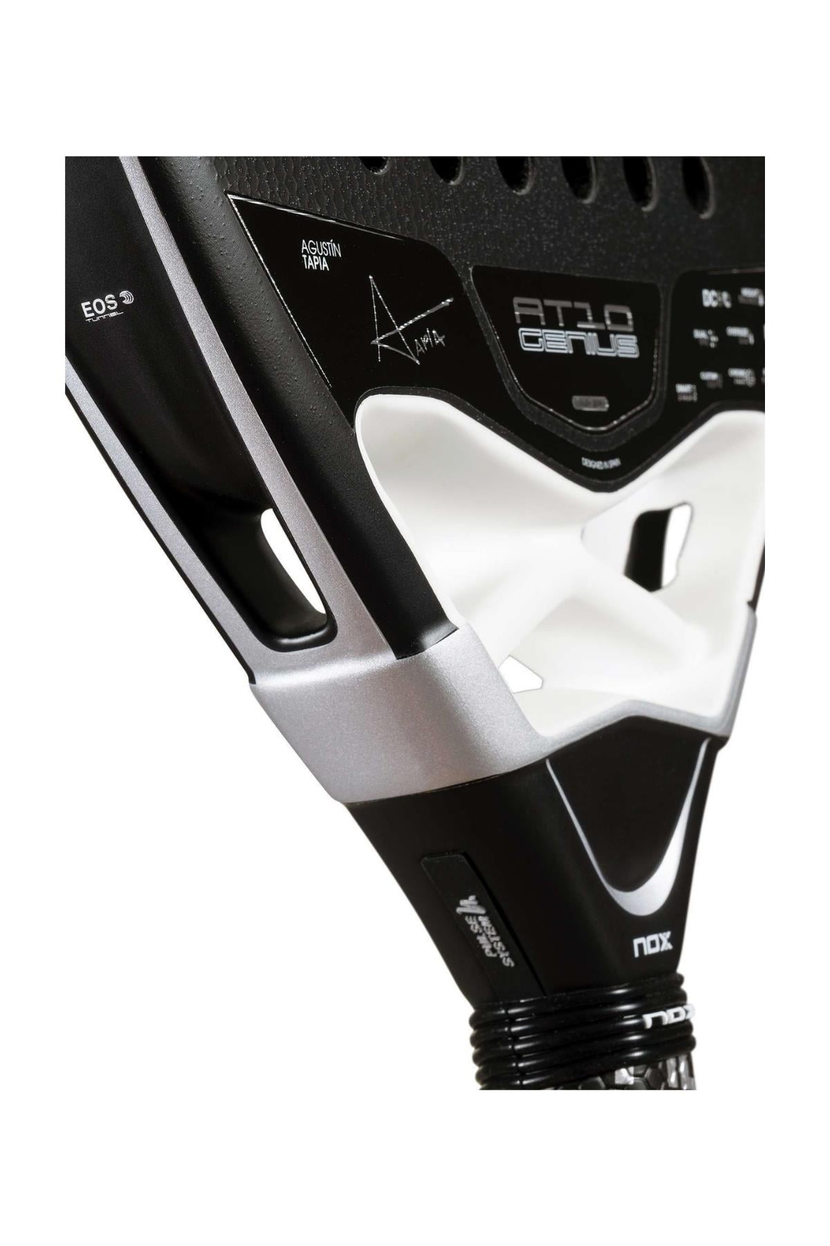 NOX Nox AT10 Genius  Attack 18K Alum 360-370 gr By Agustin Tapia Padel Tenis Raketi