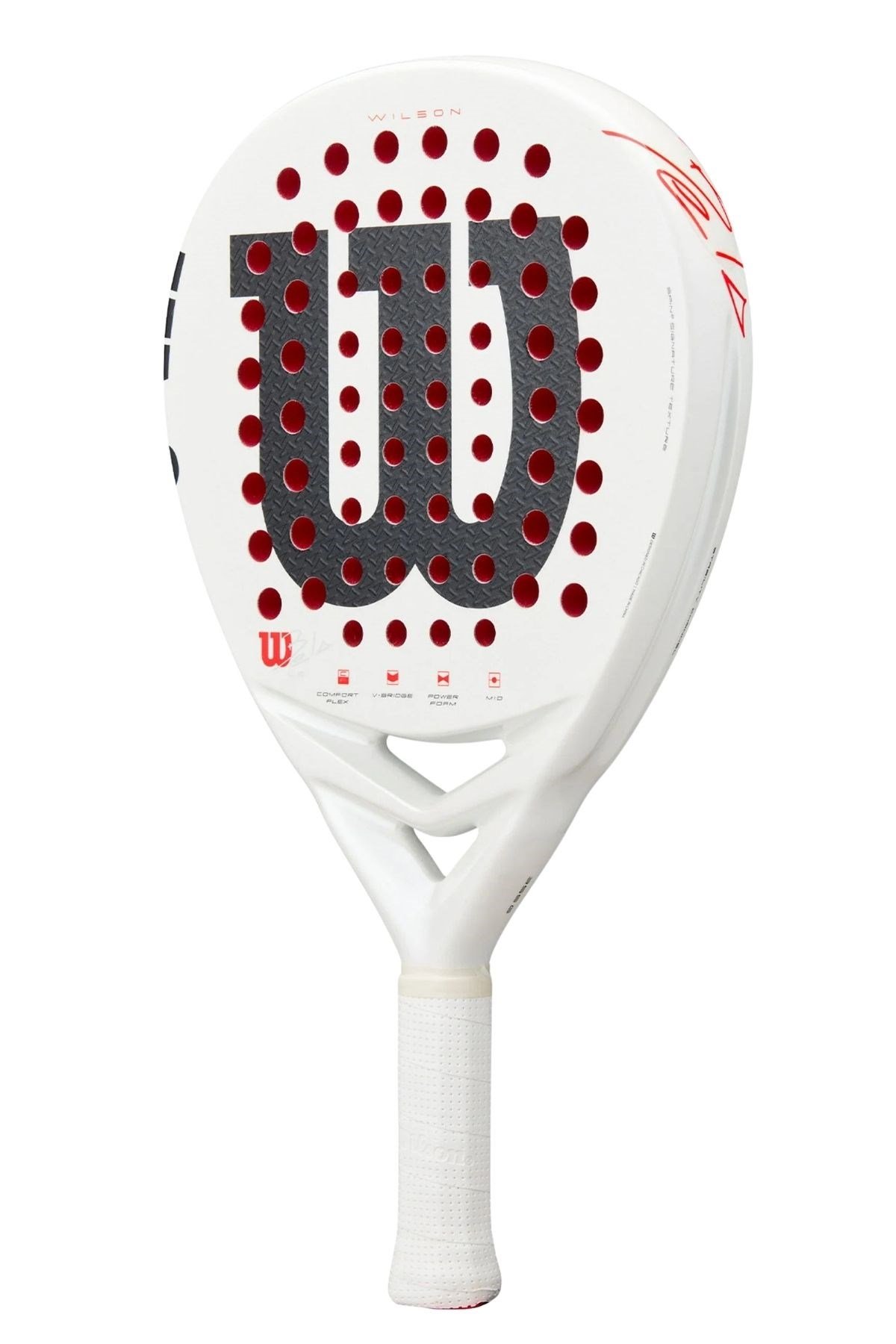 Wilson Wilson Bela LS V3 355 gr Beyaz Padel Tenis Raketi   L2