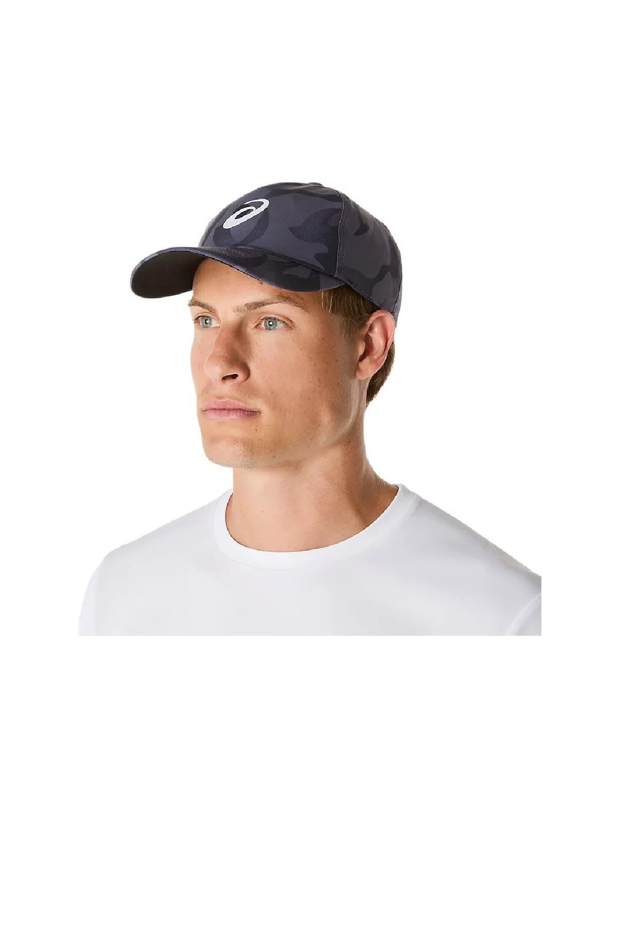 Asics Asics Graphic Cap Gri Tenis Şapkası