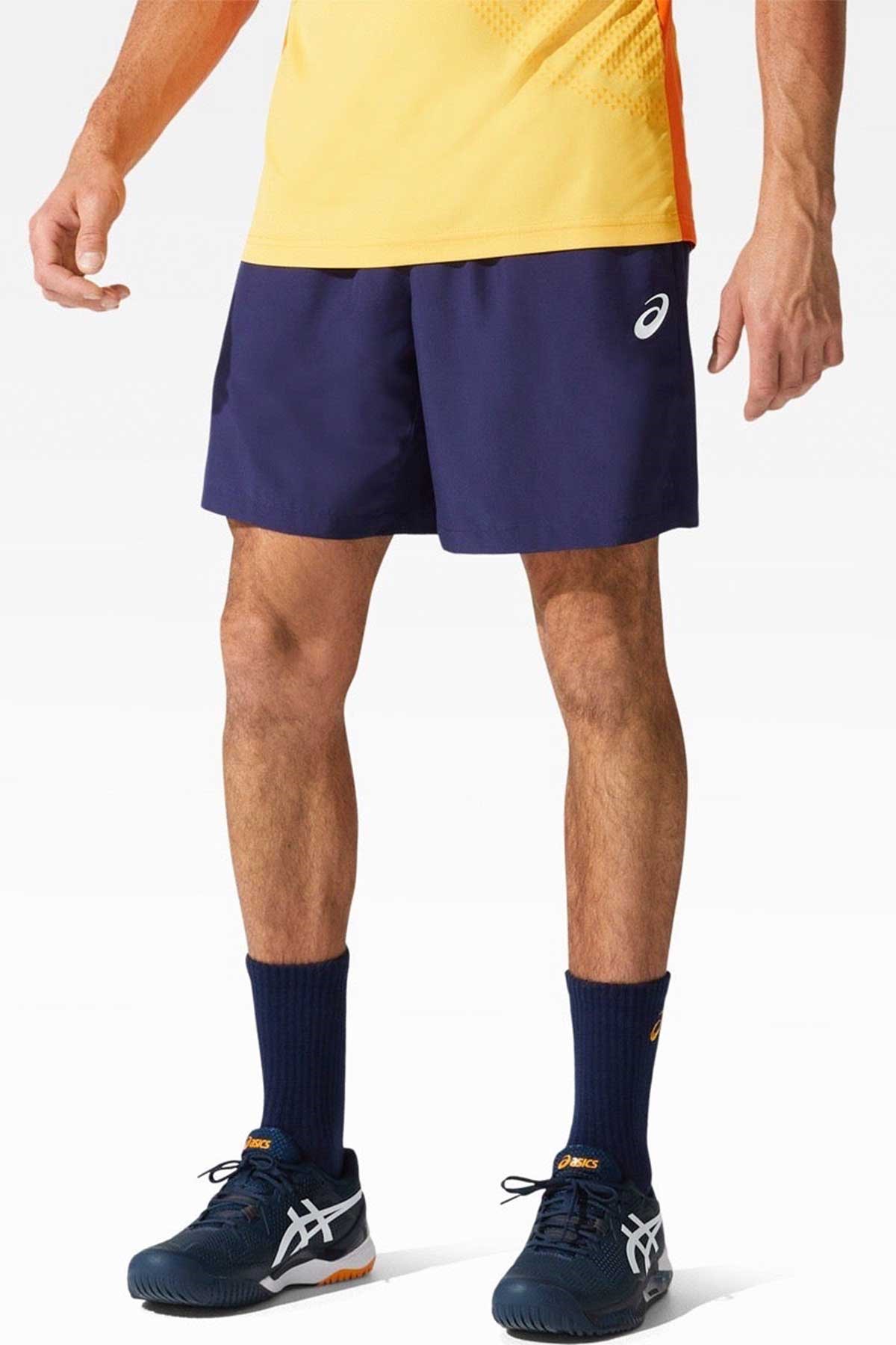 Asics Asics Court 7İN Erkek Tenis Şortu Lacivert
