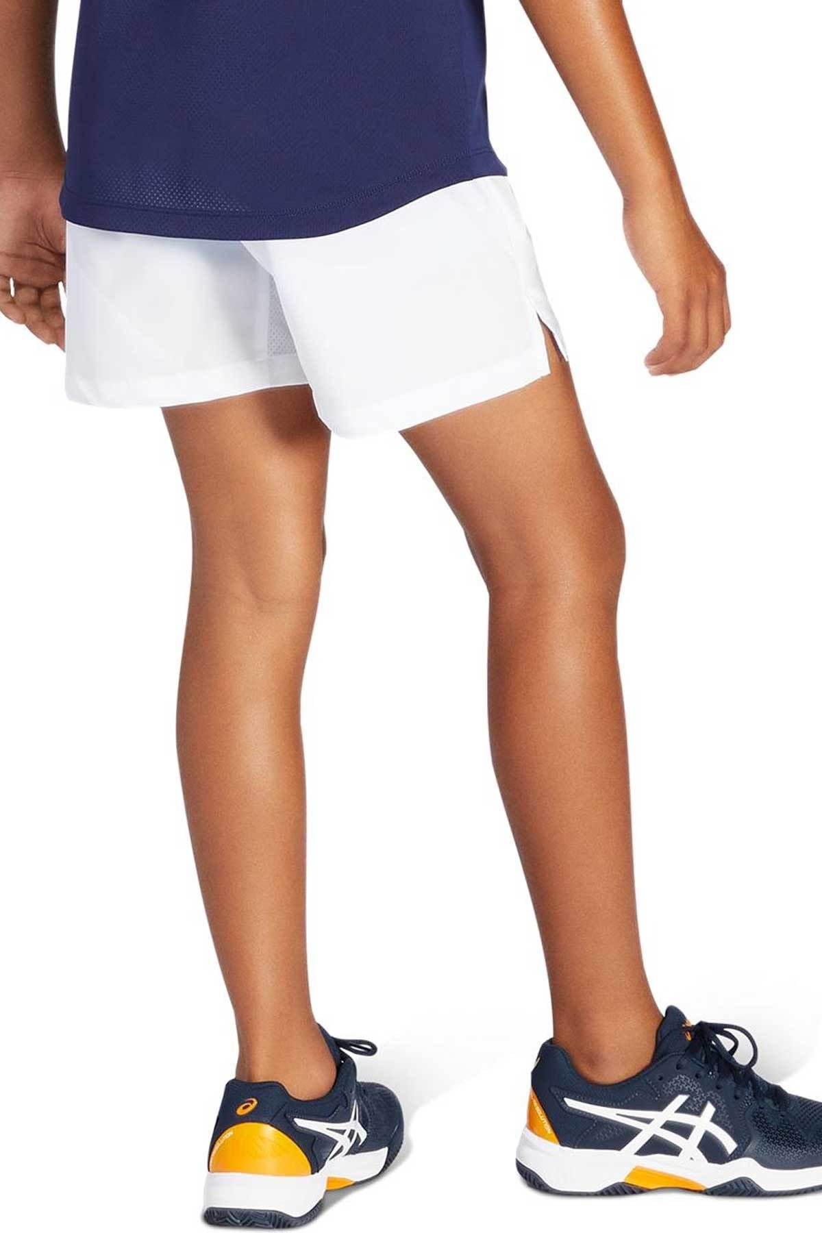 Asics Asics Erkek Çocuk Beyaz Tenis Şortu