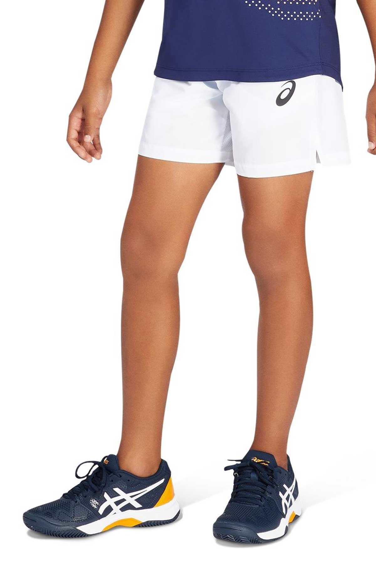 Asics Asics Erkek Çocuk Beyaz Tenis Şortu