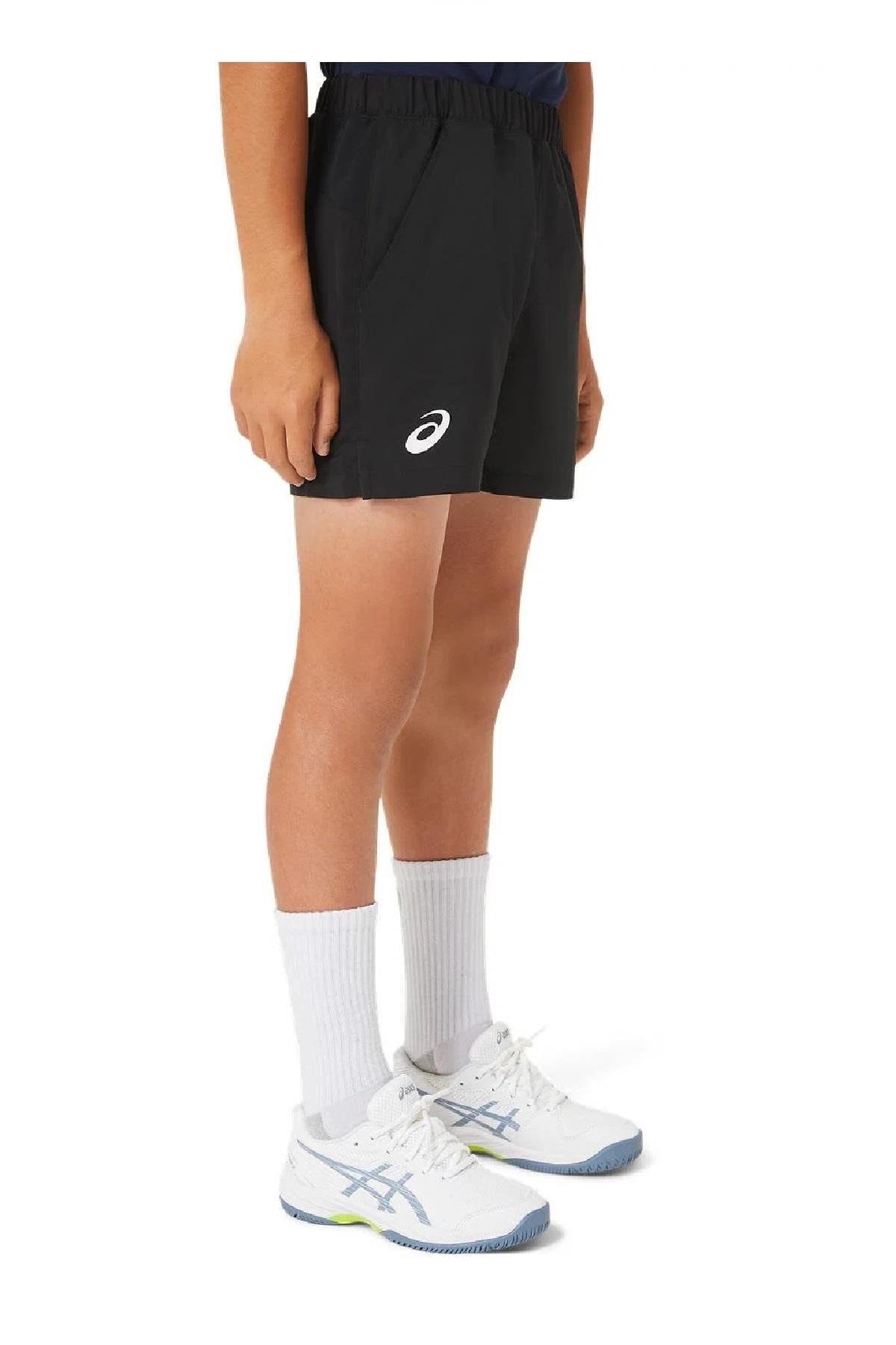 Asics Asics Erkek Çocuk Siyah Tenis Şortu